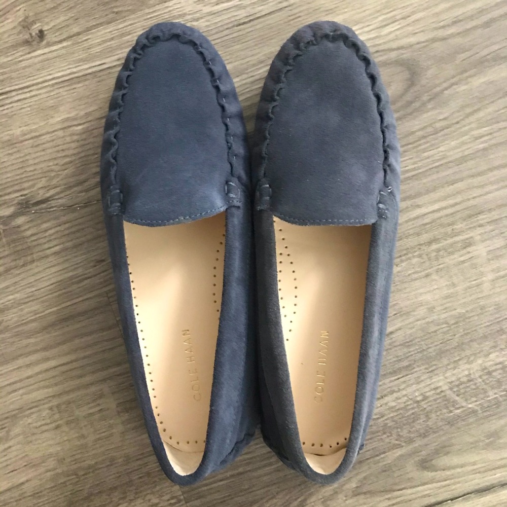 Cole Haan Women’s Evelyn Driver Ombré Blue Suede